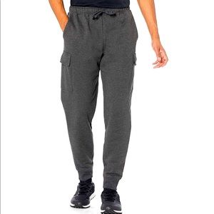 NWOT Amazon Basics Grey Drawstring Jogger Sweatpants